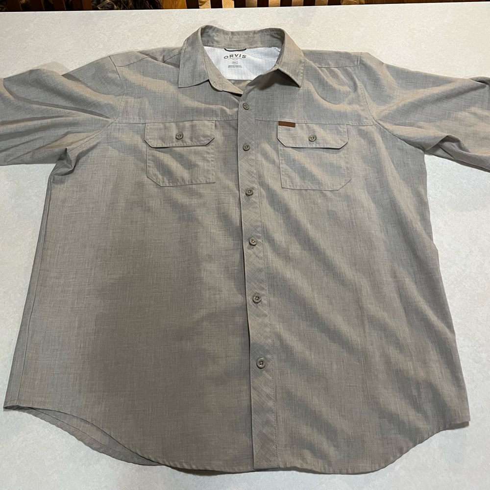 Orvis Gray Short Sleeve Shirt